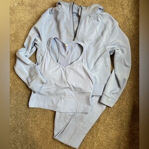 Avia Women's Periwinkle Athleisure Set